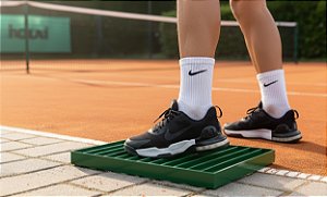 Raspador Grade Limpa Solas Para Tênis de Quadra Saibro