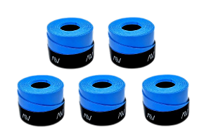 Overgrip Premium Bravo para Tenis de Quadra, Beach Tennis e Pádel - 5 Unidades