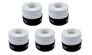 Overgrip Premium Bravo para Tenis de Quadra, Beach Tennis e Pádel - 5 Unidades