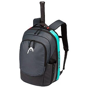Mochila Head Gravity Preto e Verde para 2 Raquetes