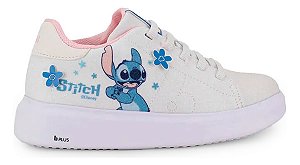 Tenis Infantil Bibi Meninas Stitch Disney Glam Brilho Gliter
