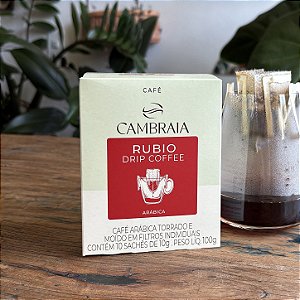 Café Cambraia Rubio Drip Coffee - 10 unidades - 10g