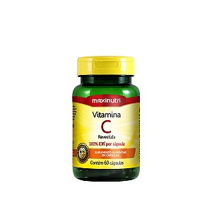 Vitamina C revest 100% IDR Maxinutri 60 cápsulas 45mg