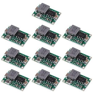 Regulador de tensão Step Down para DJI Air Unit FPV 4.75V-23V para 1V-17V Suporta bateria até 6s