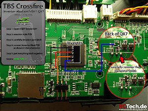 MOD Inversor para TBS Crossfire Taranis QX7, X10S e X12