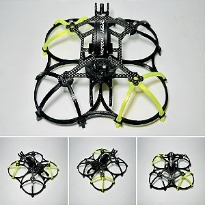 Frame Velociraptor V2 110x 3 Inch 110mm Wheelbase 3mm Arm TPU Carbon Fiber Frame Kit Whoop for RC Drone FPV Racing