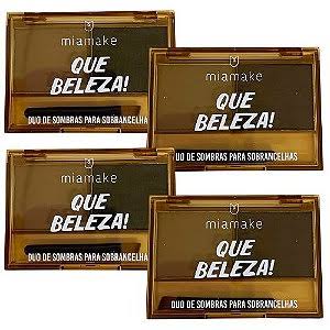 Paleta de Sombras para Sobrancelhas Que Beleza Mia Make