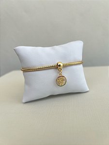 Pulseira Menina Dourado Premium