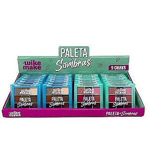 Paleta de Sombras 9 cores Wike Make By Miss Rose
