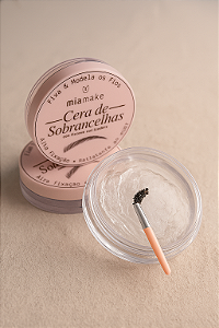 CERA DE SOBRANCELHAS C/ ESCOVA APLICADORA RESISTENTE AO SUOR MIAMAKE