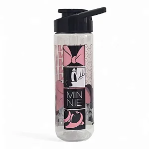 Garrafa Squeeze Minnie 700ml Tampa Abre e Fecha