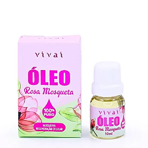 Óleo Rosa Mosqueta 100% Puro Vivai 10ml