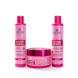 Kit Tutano Vegetal S.O.S. Diva Capri Cabelo