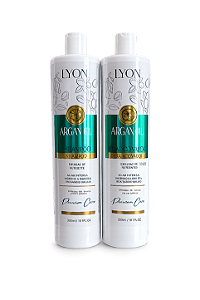 Kit Argan Oil Shampoo e Condicionador Lyon 1L