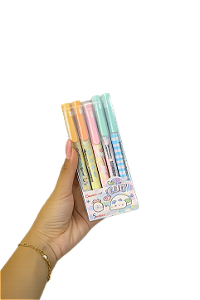 Kit Marca Texto Colorido para Estudos