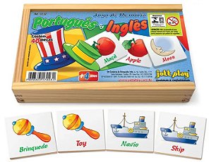 Jogo Educativo da Memória Alfabetização Infantil Em Inglês