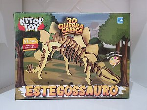 Quebra - Cabeça 3D Estegossauro