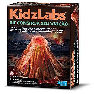 Kit Construa Seu Vulcão (6 anos+)