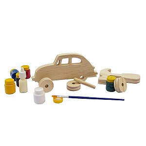 Kit Fusca para Montar e Colorir (3 anos+)