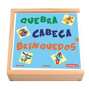 Quebra-cabeça Brinquedos (18 meses+)