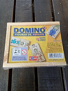 Jogo de Dominó Figuras de Animais (3 anos+)