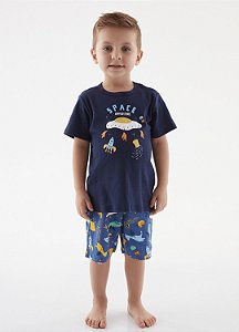 Pijama Infantil Masculino Espaço Suedine Upbaby