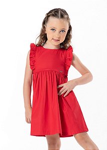 Vestido Infantil Vermelho