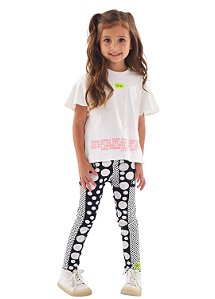 Conjunto Infantil Feminino Blusa e Legging Up Baby