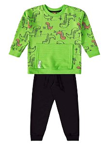 Conjunto Infantil Masculino Blusão e Calça Up Baby