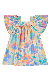 Vestido Infantil Floral Up Baby