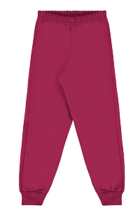Calça Moletom Infantil Feminina Rosa Pink
