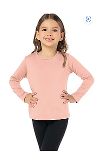 Blusa Térmica Infantil Rosa Vrasalon