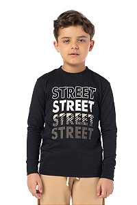 Camiseta Infantil Masculina Manga Longa Vrasalon