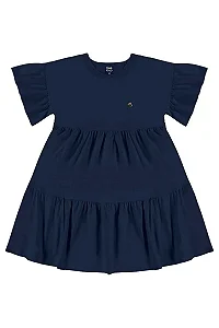 Vestido Infantil Três Marias Marinho