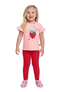 Conjunto com Blusa e Legging para Menina  Bee Loop