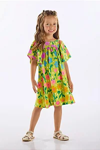 Vestido Floral Infantil Up Baby