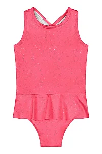 Maiô com Glitter FPS +50 Infantil (Rosa Pink) Quimby