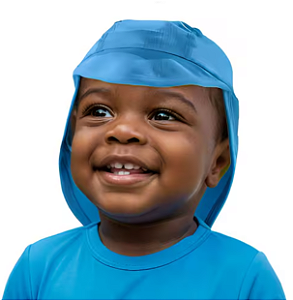 Boné Bebê Menino com Proteção Solar UV+50 Up Baby