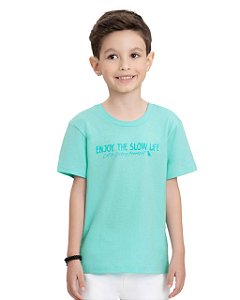 Camiseta Infantil Masculina Meia Manga Aruba