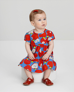 Vestido Bebê Maçãs Up Baby
