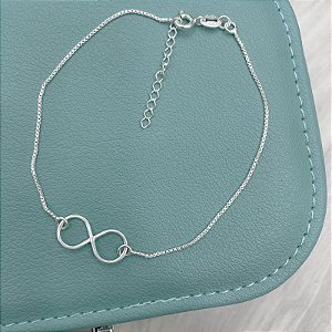Pulseira Infinito em Prata