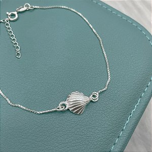 Pulseira em Prata de Concha