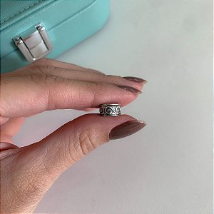 Piercing Fake em Prata Envelhecida