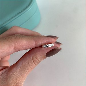 Piercing Fake Abençoada em Prata