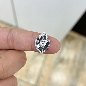 Pingente Escudo Vasco em Prata
