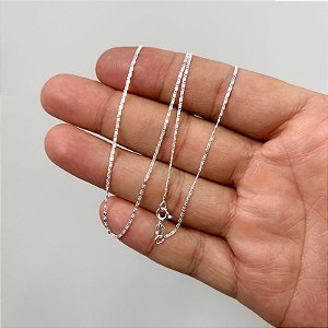 Corrente Elo Mimosa em Prata 925 – 60cm