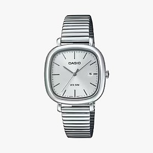 Relógio Casio Vintage Unissex LTP-B166D-7AVDF Prateado