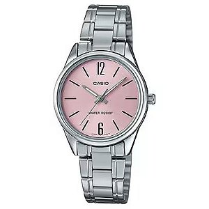 Relógio Casio Analógico LTP-V005D-4BUDF Rosa