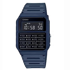 Relógio Casio Unissex Calculadora CA-53WF-2BDF Azul