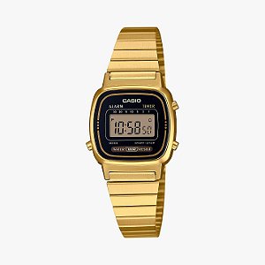 Relógio Casio Mini Retrô Feminino LA670WGA-1DF